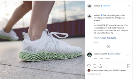 adidas hashtags instagram