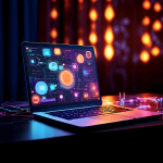 generative AI digital marketing laptop